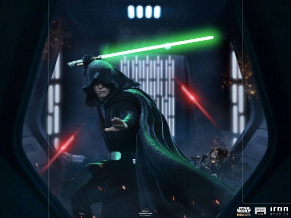 The Mandalorian Luke Skywalker versione Combattere Art Scale - Star Wars