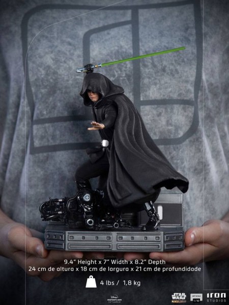 The Mandalorian Luke Skywalker versione Combattere Art Scale - Star Wars