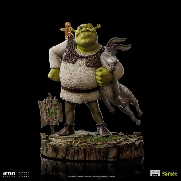 Shrek, Ciuchino e L'omino di pan di zenzero Deluxe Art Scale - Dreamworks