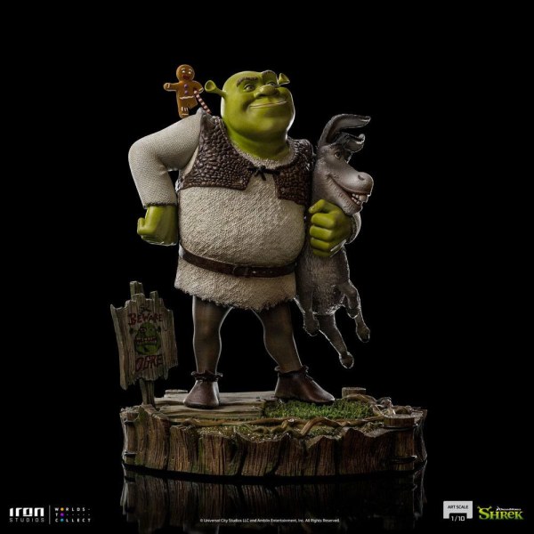 Shrek, Ciuchino e L'omino di pan di zenzero Deluxe Art Scale - Dreamworks