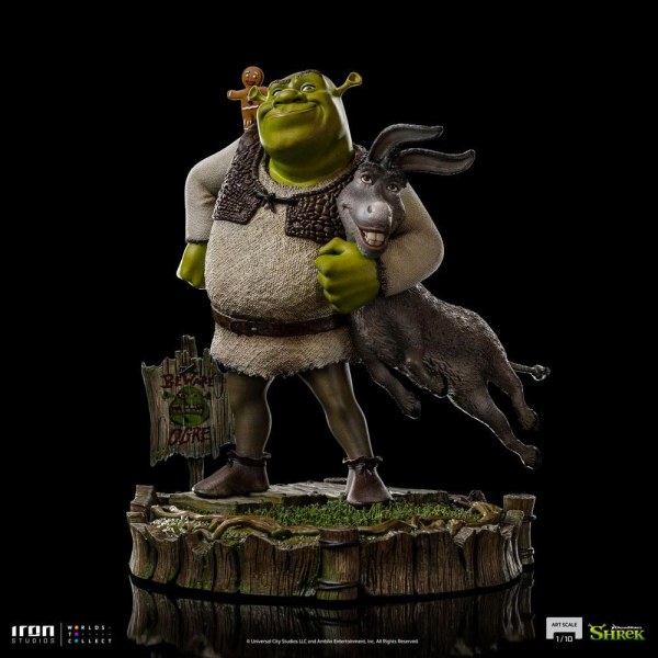 Shrek, Ciuchino e L'omino di pan di zenzero Deluxe Art Scale - Dreamworks