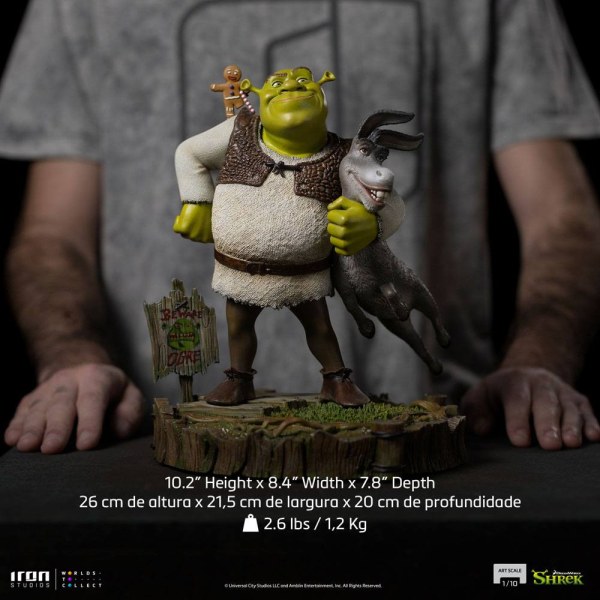 Shrek, Ciuchino e L'omino di pan di zenzero Deluxe Art Scale - Dreamworks