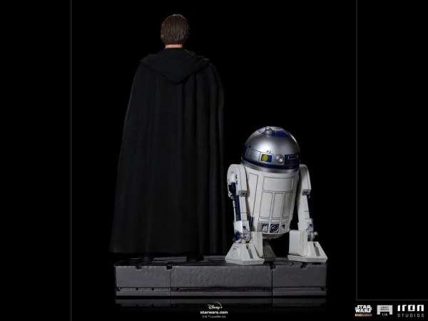Il Mandalorian Luke Skywalker, R2-D2 e Grogu Art Scale - Star Wars