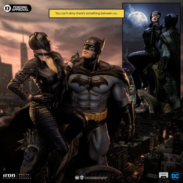 BATMAN & CATWOMAN ART SCALE - DC COMICS