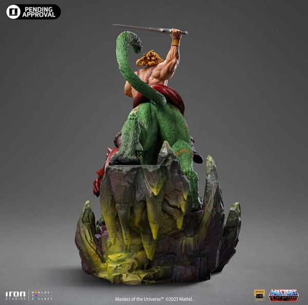 HE-MAN AND BATTLE CAT ART SCALE DELUXE -MASTERS OF UNIVERSE