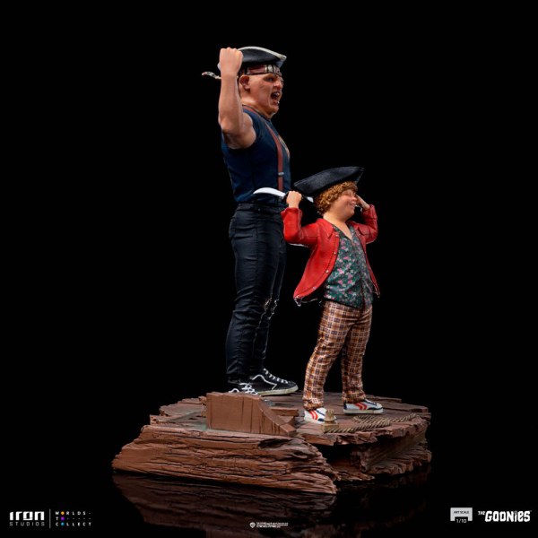Bradipo e Chunk Art Scale - I Goonies