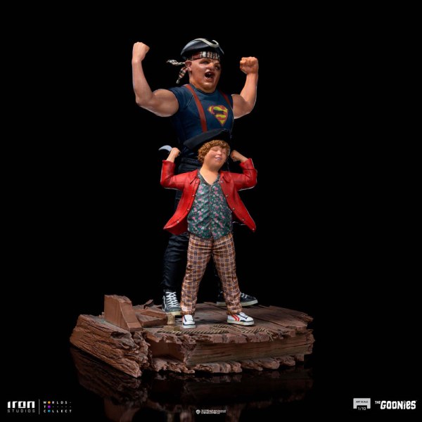 Bradipo e Chunk Art Scale - I Goonies
