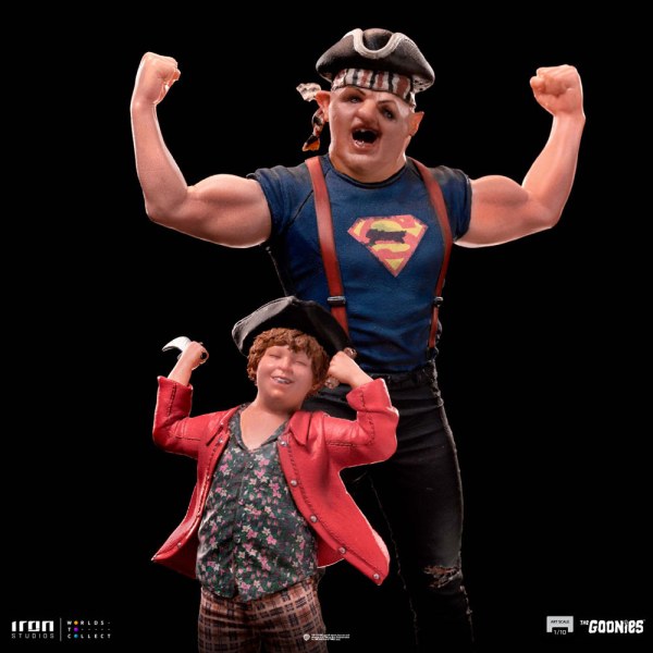 Bradipo e Chunk Art Scale - I Goonies