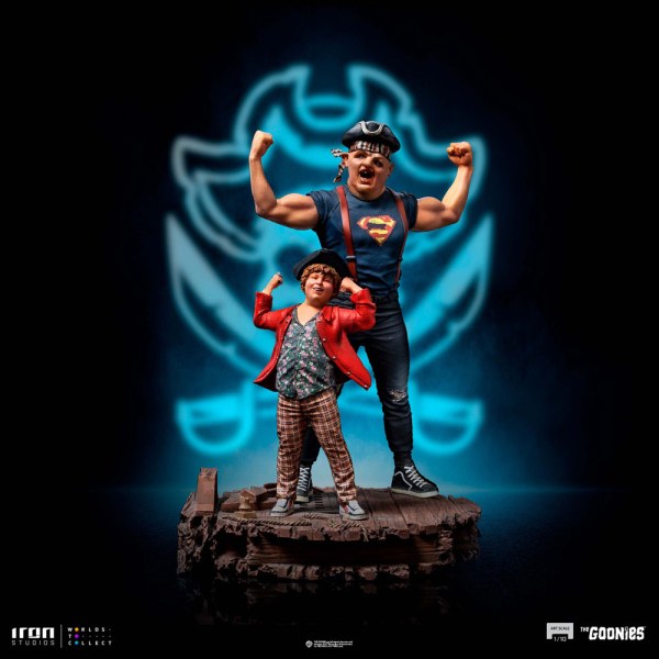 Bradipo e Chunk Art Scale - I Goonies