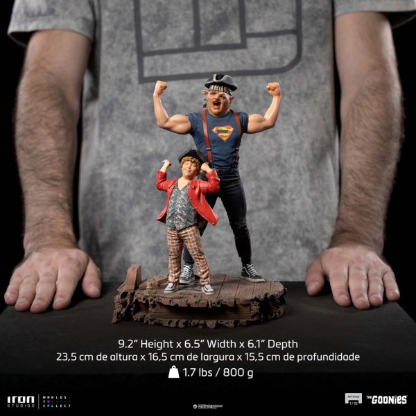 Bradipo e Chunk Art Scale - I Goonies