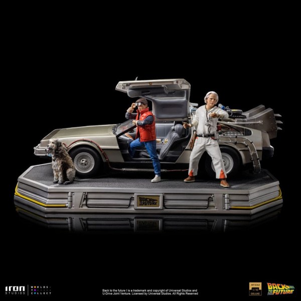 DeLorean Set completo Art Scale - Ritorno al futuro