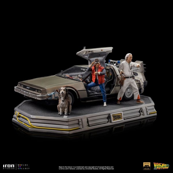 DeLorean Set completo Art Scale - Ritorno al futuro