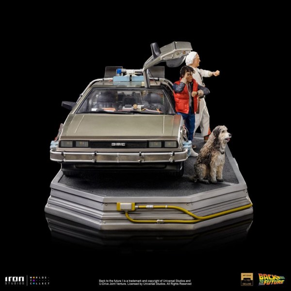 DeLorean Set completo Art Scale - Ritorno al futuro