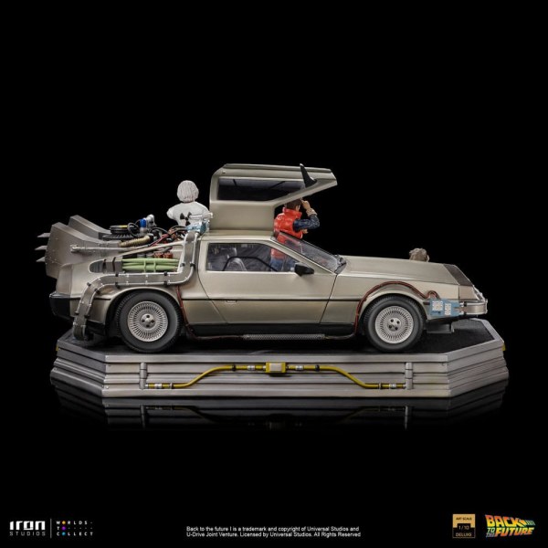 DeLorean Set completo Art Scale - Ritorno al futuro