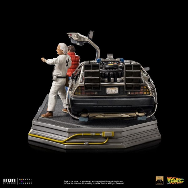 DeLorean Set completo Art Scale - Ritorno al futuro