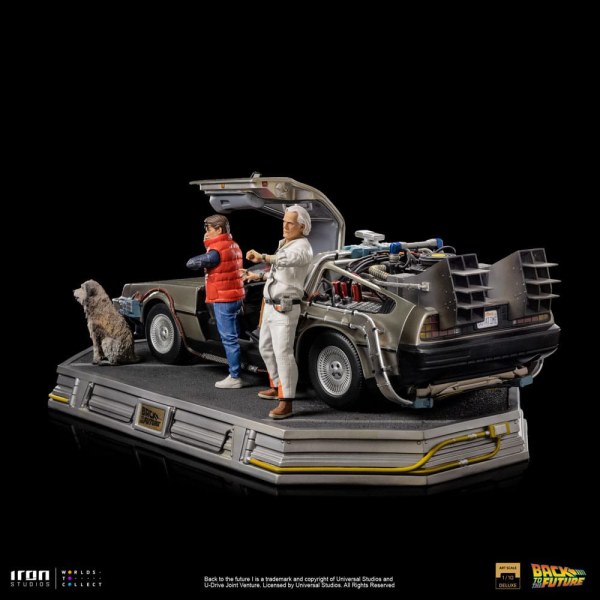 DeLorean Set completo Art Scale - Ritorno al futuro