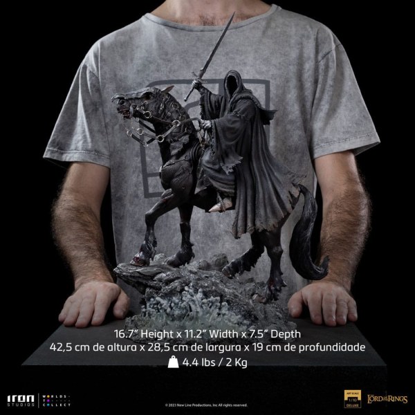 Nazgul su cavallo Deluxe Art Scale - Il Signore degli Anelli