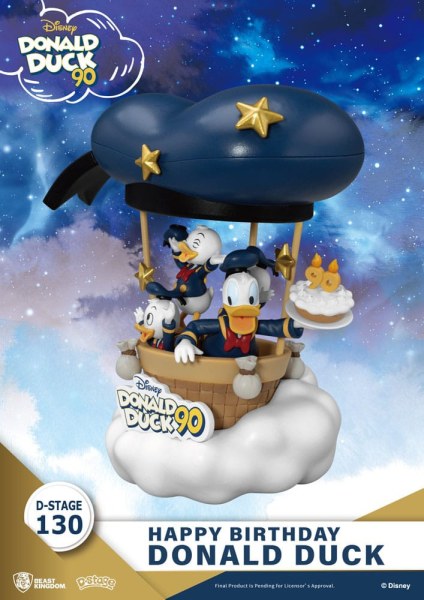 Diorama Paperino 90°-Buon Compleanno - Disney D-Stage