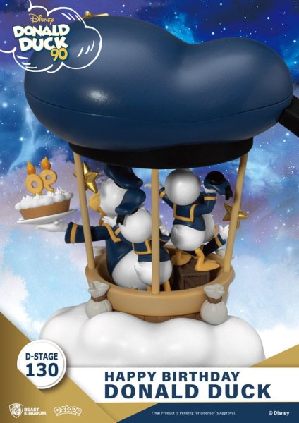 Diorama Paperino 90°-Buon Compleanno - Disney D-Stage