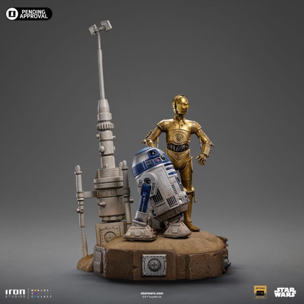 C-3PO & R2D2 ART SCALE DELUXE - STAR WARS