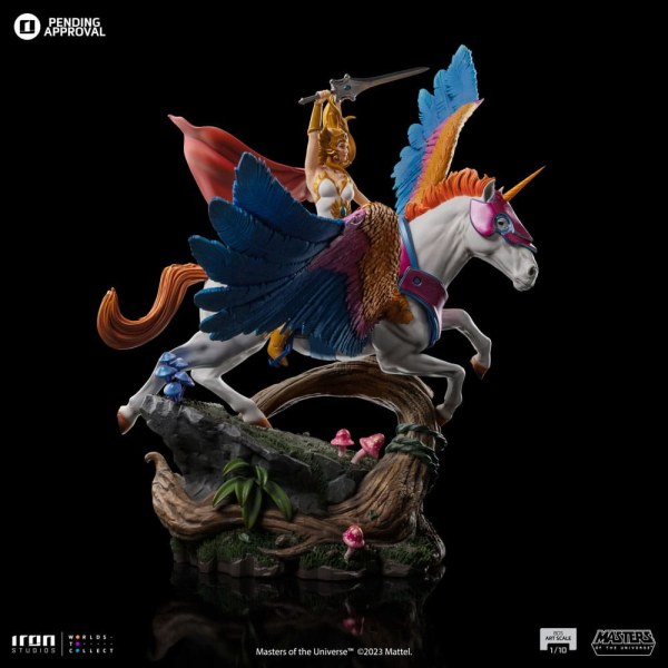 SHE-RA & SWIFTWIND ART SCALE - MASTERS OF THE UNIVERSE