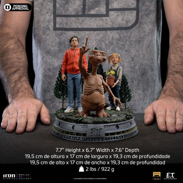 E.T. ELLIOT AND GERTIE ART SCALE - E.T. L'EXTRA-TERRESTRE