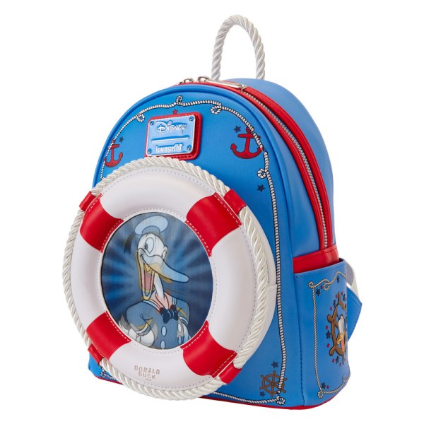 Mini zaino Lenticolare Paperino 90° Anniversario - DISNEY LOUNGEFLY
