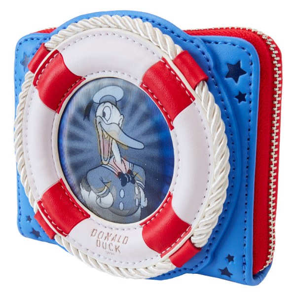 Zip Lenticolare cerniera attorno al 90° anniversario di Paperino - DISNEY LOUNGEFLY