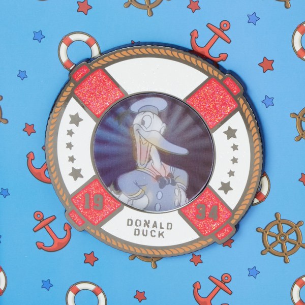 Spilla da collezione lenticolare per il 90° anniversario di Paperino - DISNEY LOUNGEFLY