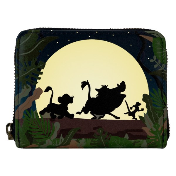Portafoglio con Zip Hakuna Matata Silhouette Il Re Leone 30° Anniversario - DISNEY LOUNGEFLY
