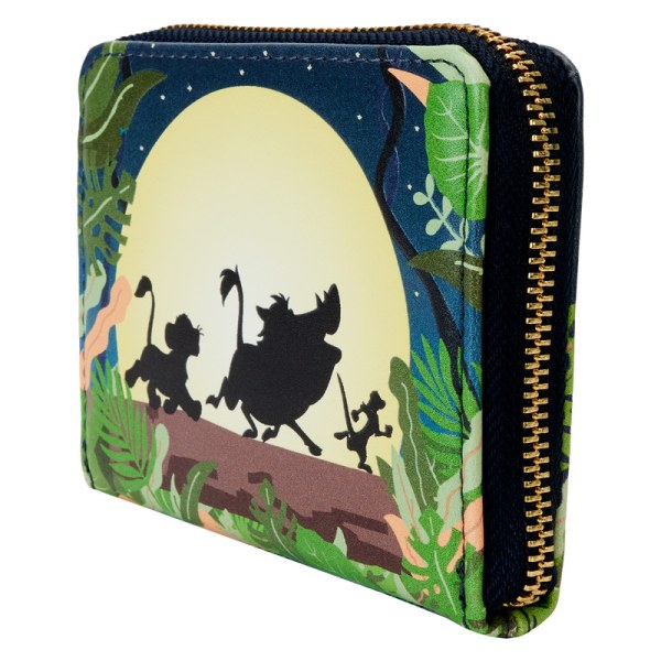 Portafoglio con Zip Hakuna Matata Silhouette Il Re Leone 30° Anniversario - DISNEY LOUNGEFLY