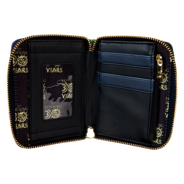 Portafoglio con Zip Hakuna Matata Silhouette Il Re Leone 30° Anniversario - DISNEY LOUNGEFLY