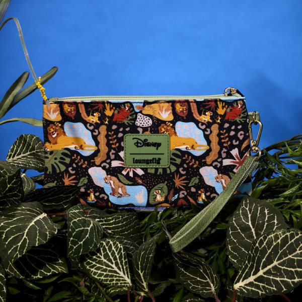 Pochette da polso in tela con stampa su tutta la superficie Il Re Leone 30° anniversario - DISNEY LOUNGEFLY