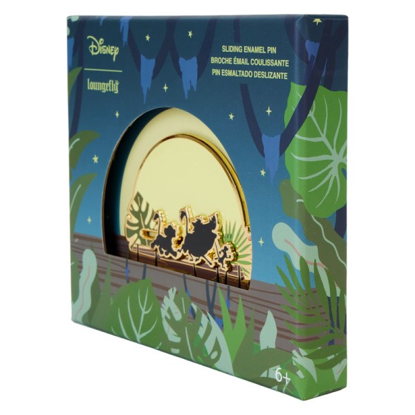 Scatola da collezione Silhouette Hakuna Matata Perno scorrevole Il Re Leone 30° Anniversario - DISNEY LOUNGEFLY
