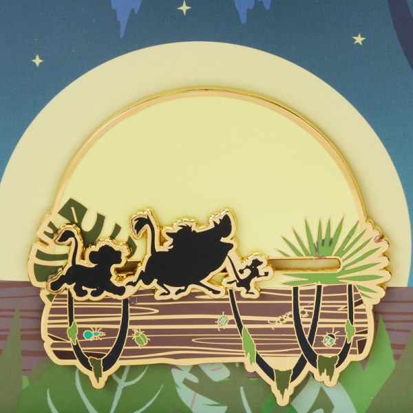 Scatola da collezione Silhouette Hakuna Matata Perno scorrevole Il Re Leone 30° Anniversario - DISNEY LOUNGEFLY