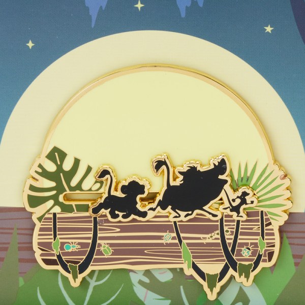 Scatola da collezione Silhouette Hakuna Matata Perno scorrevole Il Re Leone 30° Anniversario - DISNEY LOUNGEFLY