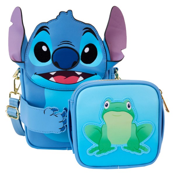 Sac Bandoulière Cosplay Stitch Camping Cuties Crossbuddies® con portamonete - DISNEY LOUNGEFLY