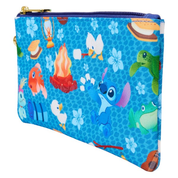 Custodia in nylon con stampa Stitch Camping Cuties - DISNEY LOUNGEFLY
