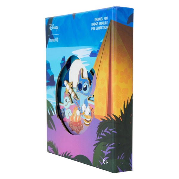 Pin boite collector Stitch Camping Cuties - DISNEY LOUNGEFLY