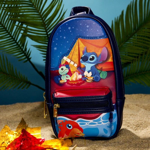 Astuccio mini zaino Stitch Camping Cuties - DISNEY LOUNGEFLY