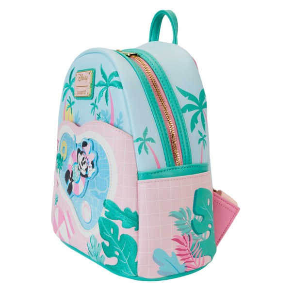 Mini zaino Minnie Mouse stile vacanza a bordo piscina - DISNEY LOUNGEFLY