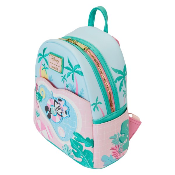 Mini zaino Minnie Mouse stile vacanza a bordo piscina - DISNEY LOUNGEFLY