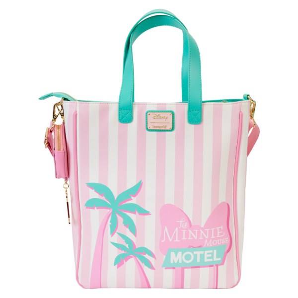 Totebag con portamonete Minnie Mouse stile vacanza a bordo piscina - DISNEY LOUNGEFLY