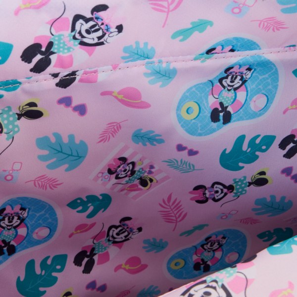 Totebag con portamonete Minnie Mouse stile vacanza a bordo piscina - DISNEY LOUNGEFLY