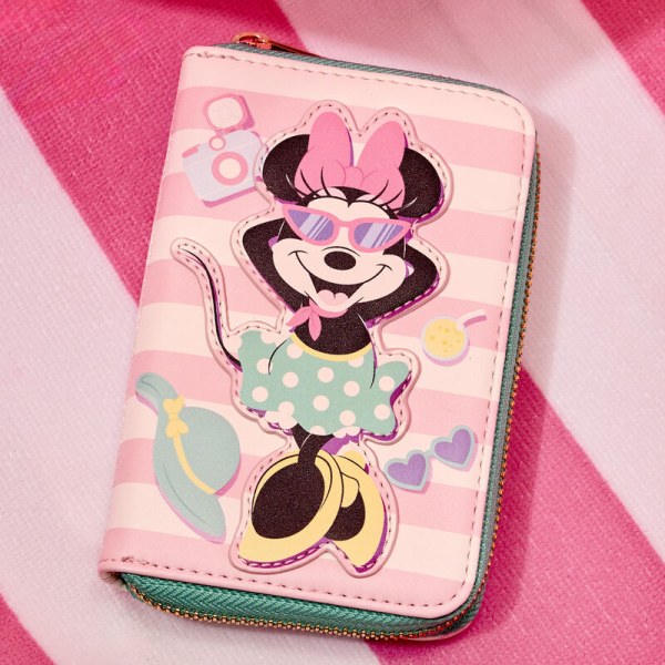 Portafoglio Minnie Mouse in stile vacanza a bordo piscina - DISNEY LOUNGEFLY