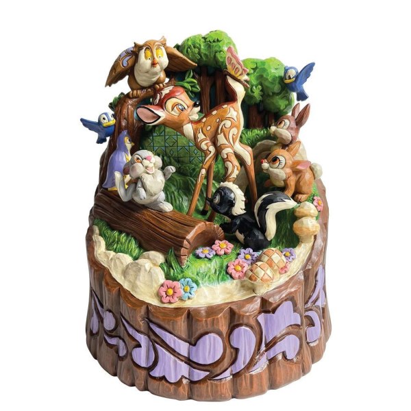 BAMBI INTAGLIATO DAL CUORE [FIRMATO DA JIM SHORE] - DISNEY TRADITIONS
