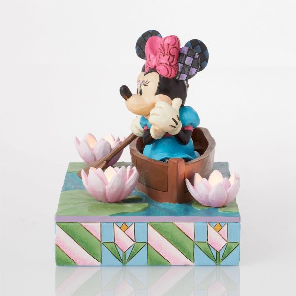 Barca a remi LED dell'amore di Topolino e Minnie - Disney Traditions