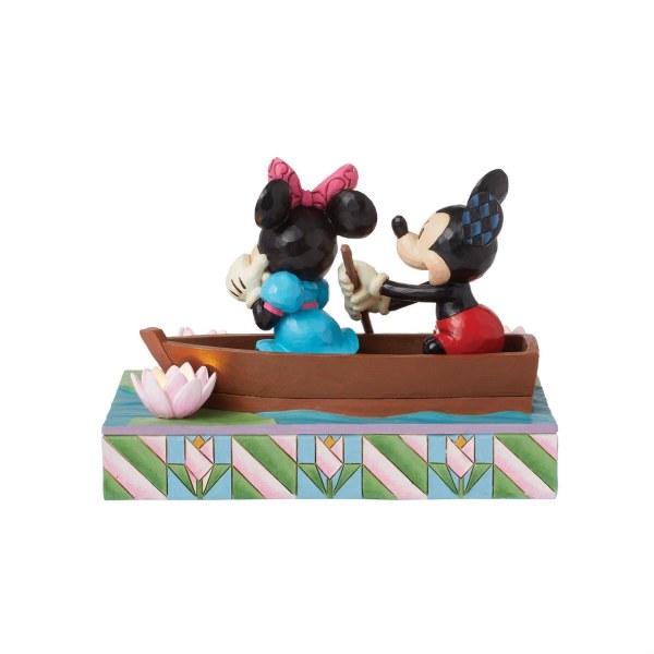 Barca a remi LED dell'amore di Topolino e Minnie - Disney Traditions