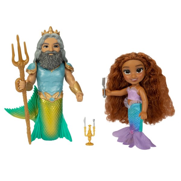 Bambola Ariel + Tritone 15 cm - Disney La Sirenetta