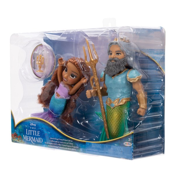 Bambola Ariel + Tritone 15 cm - Disney La Sirenetta